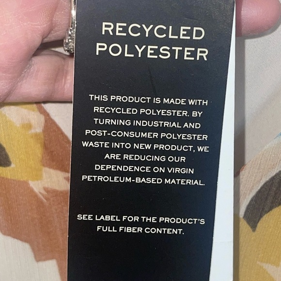 NWT Ralph Lauren Crinkle Georgette floral dress. Size 8 - Picture 8 of 10